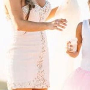 COPY - Jovani white jewelry dress